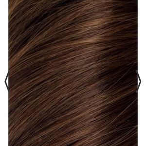 Foxy Locks hair extensions, brown clip in like new